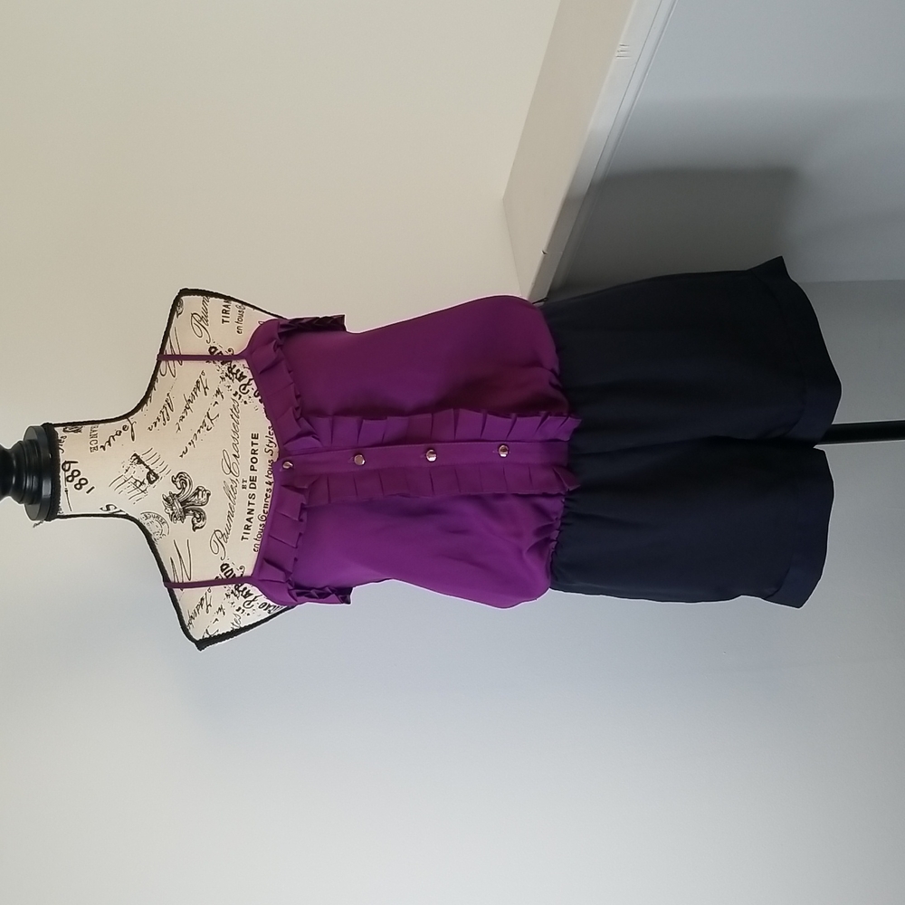 Express split color romper